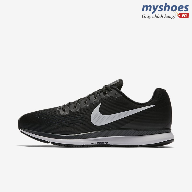Giày Nike Air Zoom Pegasus 34 Nam - Đen trắng