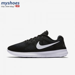 Giày Nike Free RN 2017 Nam - Đen trắng