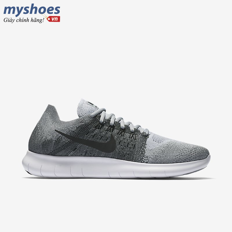 Giày Nike Free RN Flyknit 2017 Nam - Xám Nhạt