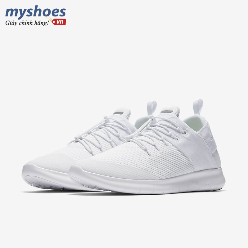 Giày Nike Free RN Commuter Nam - Trắng