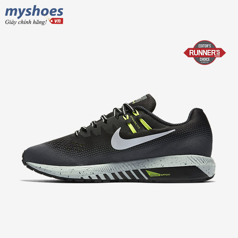 Giày Nike Air Zoom Structure 20 Shield Nam - Đen