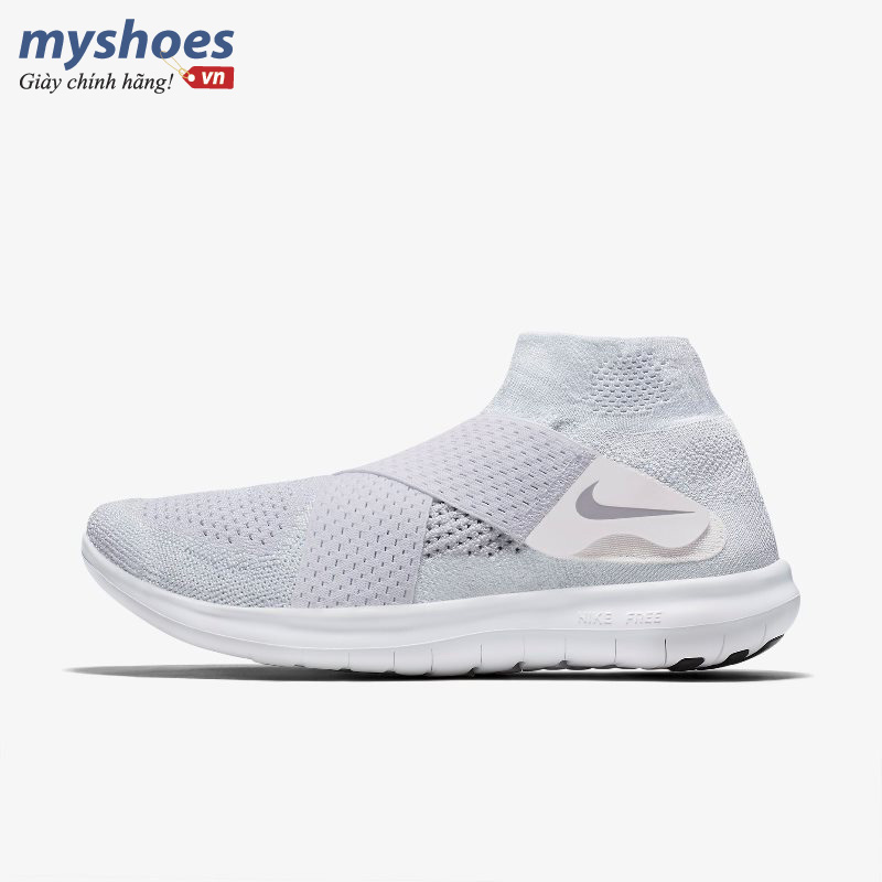 Giày Nike Free RN Motion Flyknit 2017 Nam - Trắng