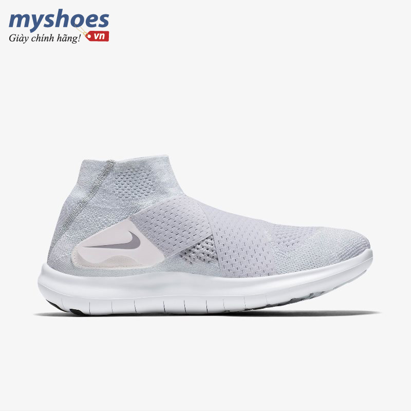 Giày Nike Free RN Motion Flyknit 2017 Nam - Trắng