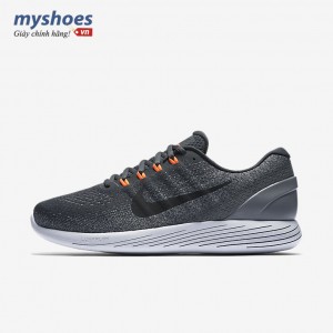 Giày Nike LunarGlide 9 Nam - Đen Cam