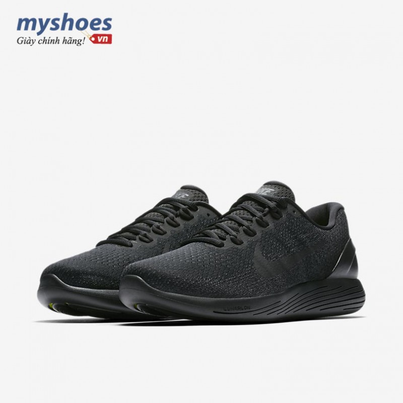 Giày Nike LunarGlide 9 Nam - Đen Đen