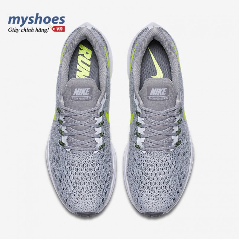 Giày Nike Air Zoom Pegasus 35 Nam - Xám Móc Neon