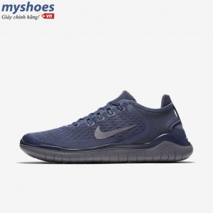 Giày Nike Free RN 2018 Nam - Xám Xanh