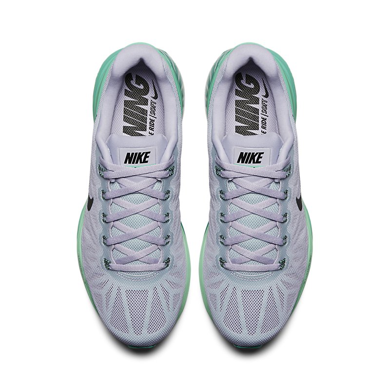 Giày Nike LunarGlide 6 Nữ - Xanh trắng