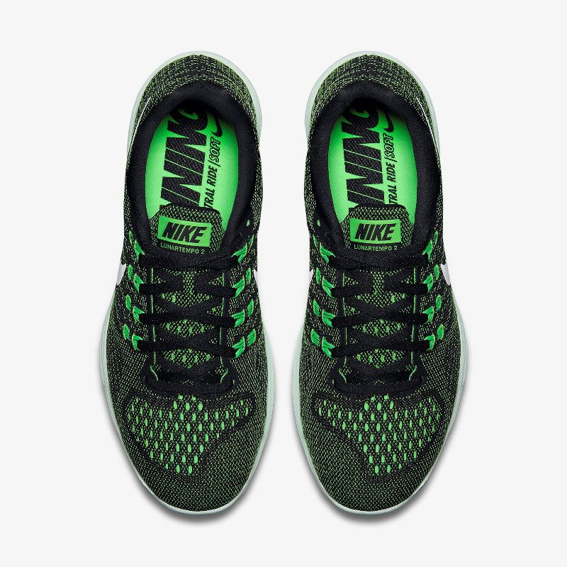Giày Nike LunarTempo 2 Nữ - Đen Xanh lá