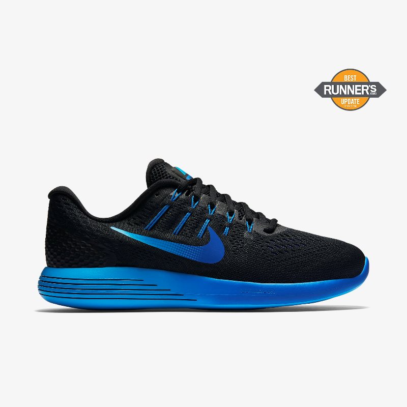 Giày Nike LunarGlide 8 Nam - Đen xanh biển