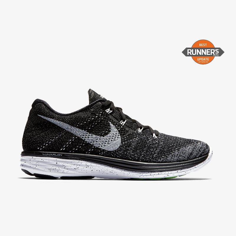 Giày Nike Flyknit Lunar 3 Nam - Đen
