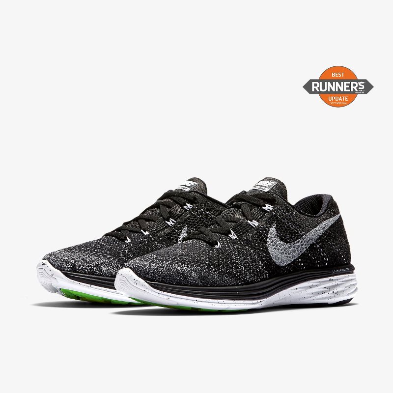 Giày Nike Flyknit Lunar 3 Nam - Đen