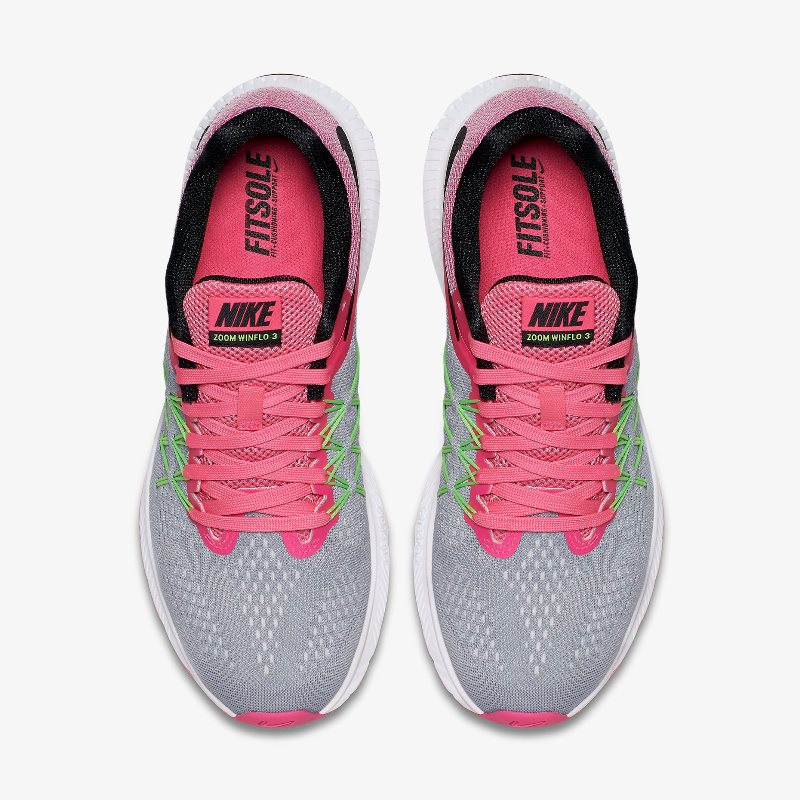Giày Nike Zoom Winflo 3 Nữ -  Xám Hồng