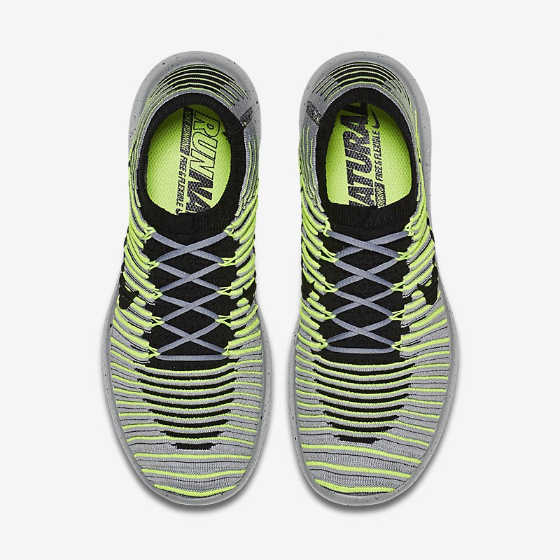 Giày Nike Free RN Motion Flyknit Nam - Xám vàng