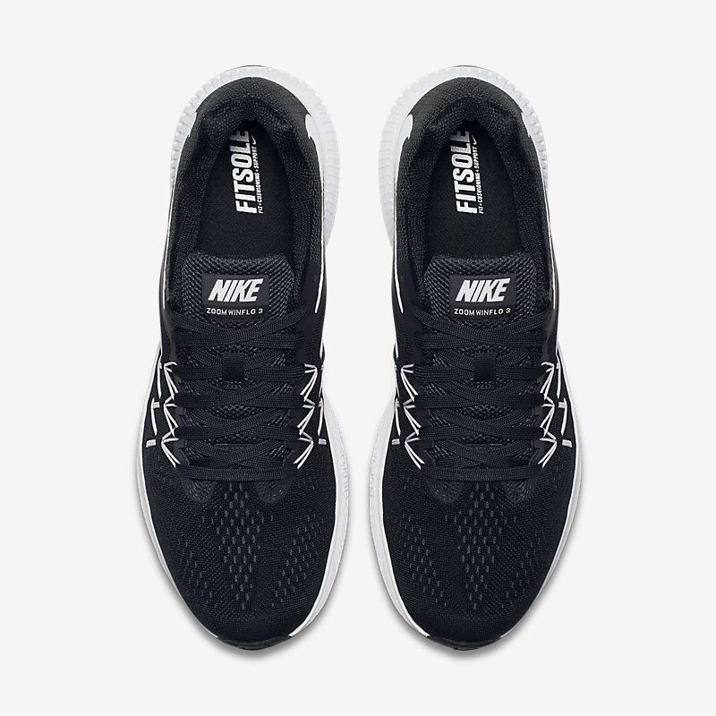Giày Nike Zoom Winflo 3 Nam - Đen