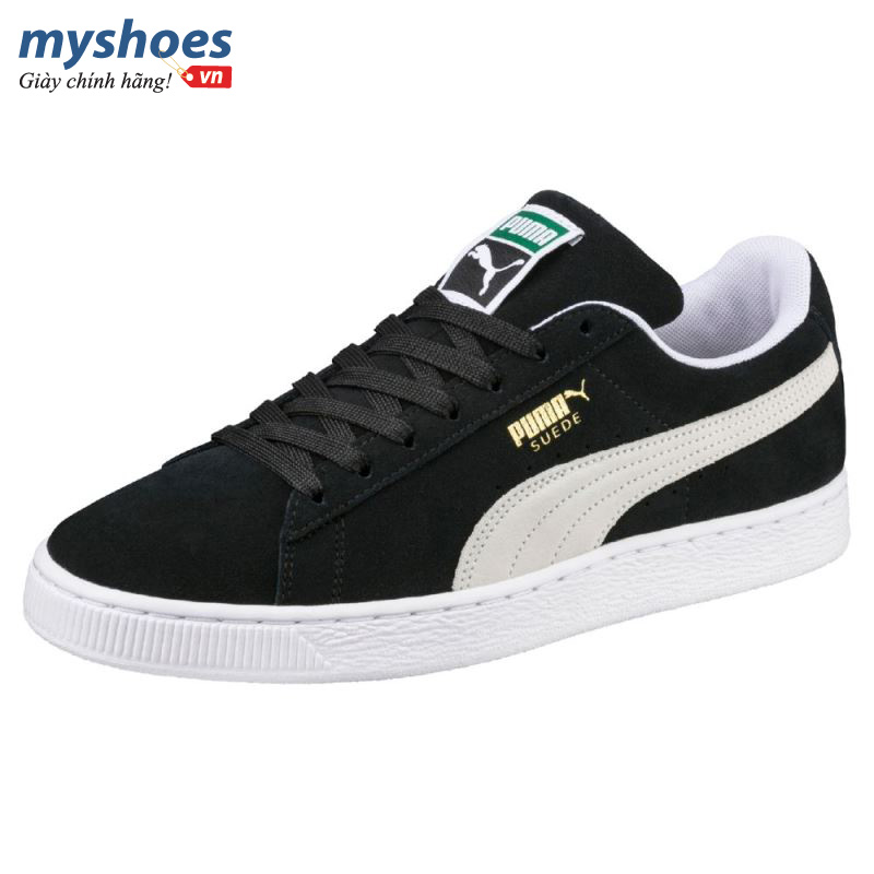Giày Thể Thao Puma Suede Classic - Đen Trắng