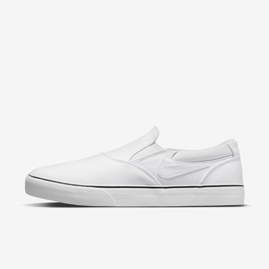 Giày Nike SB Chron 2 Slip trắng