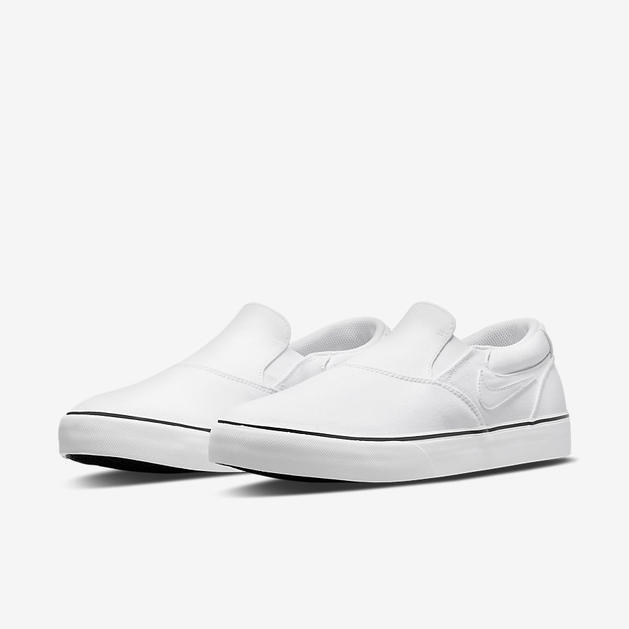 Giày Nike SB Chron 2 Slip trắng
