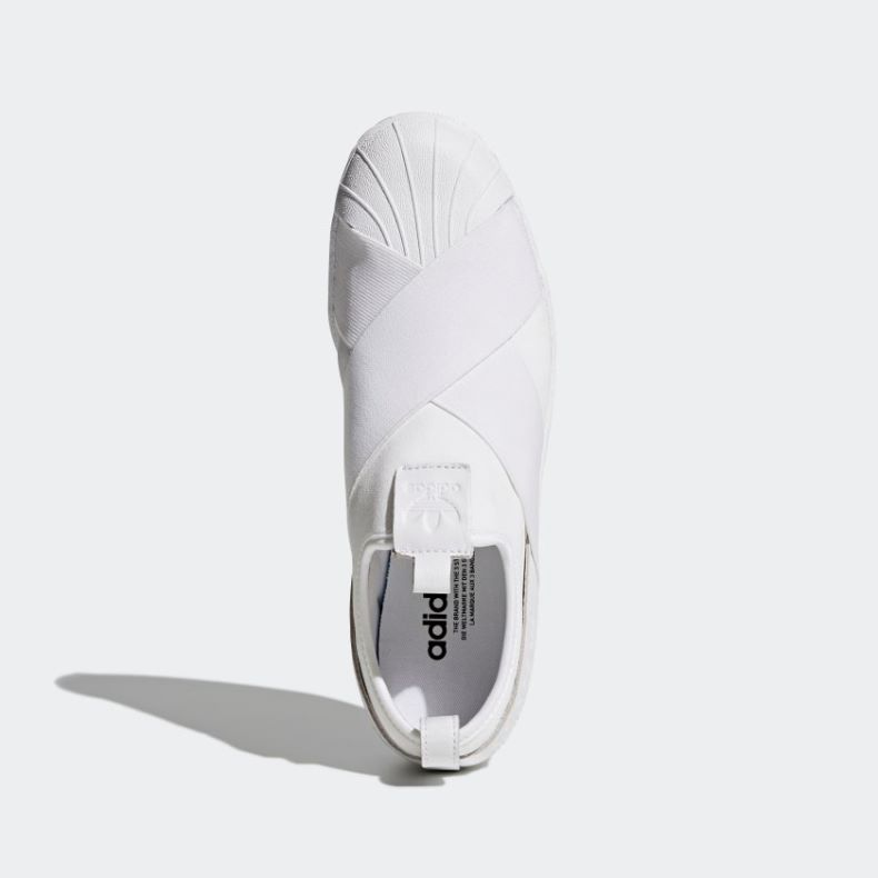 Giày adidas SST Slipon Nữ Trắng Full - hình 3