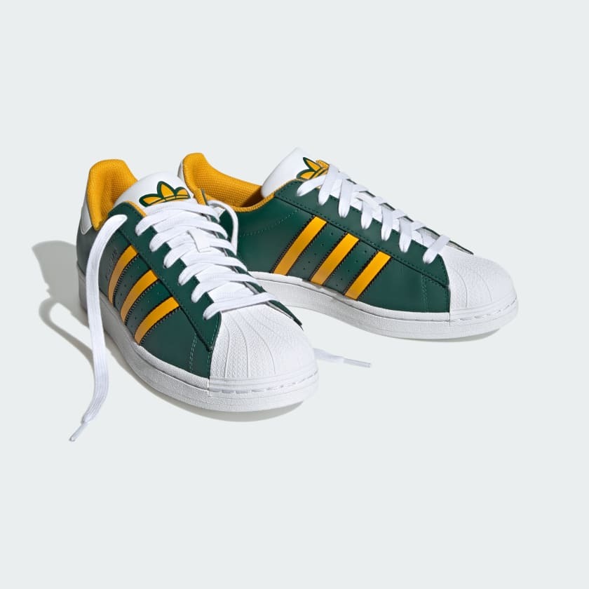 Giày adidas Superstar Nam - Xanh Vàng - hình 3