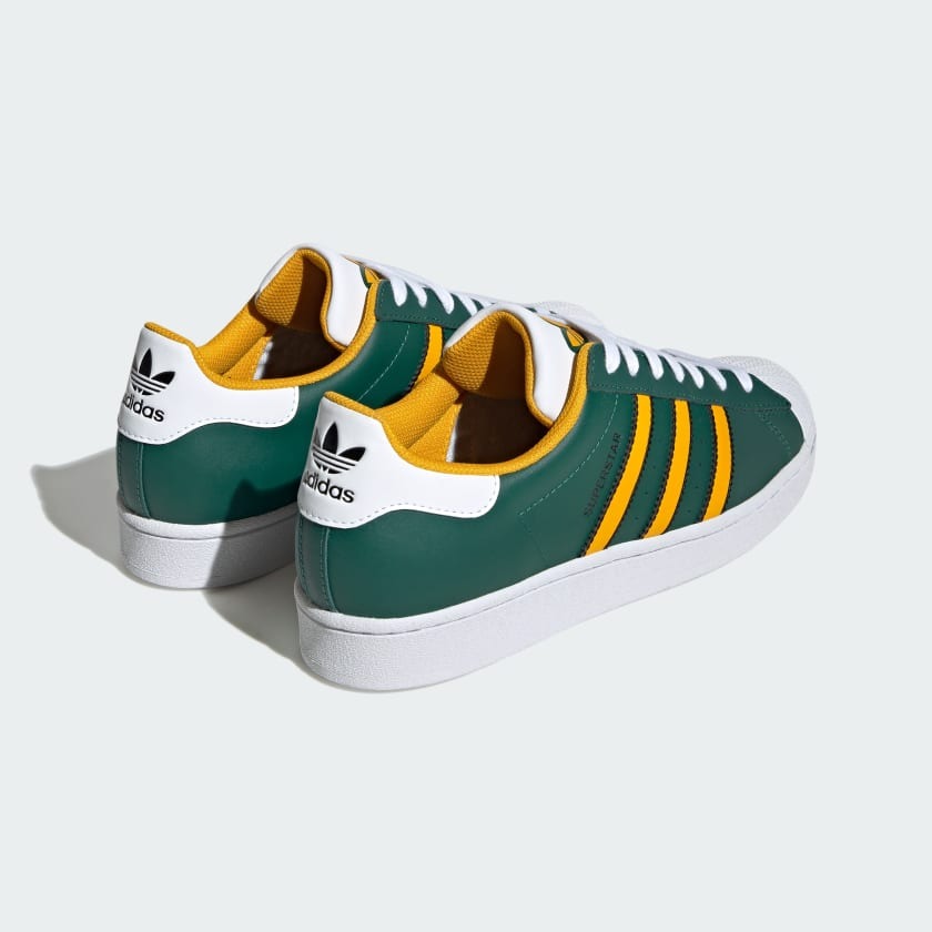 Giày adidas Superstar Nam - Xanh Vàng - hình 4