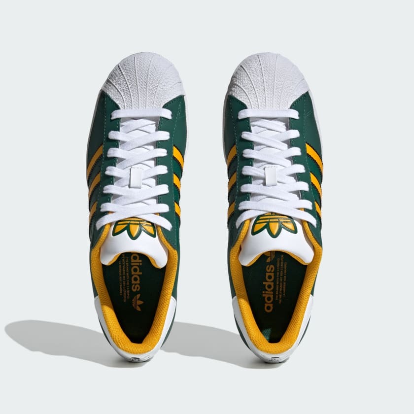 Giày adidas Superstar Nam - Xanh Vàng - hình 5