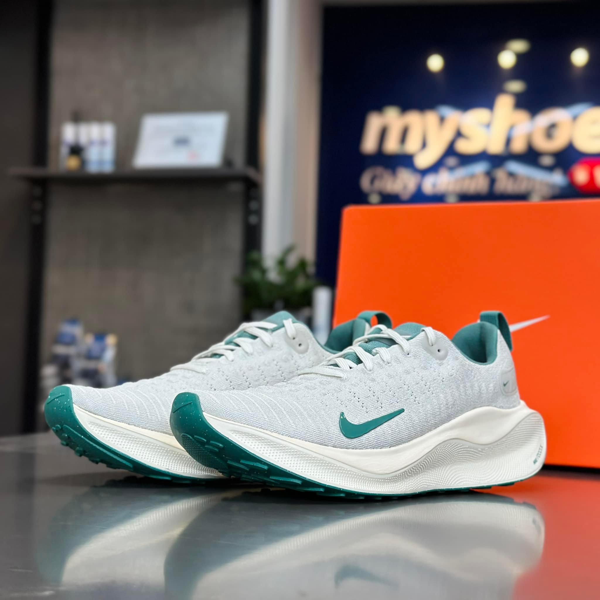 Giày Nike ReactX Infinity 4 Premium Nam - Xám Xanh - hình 8