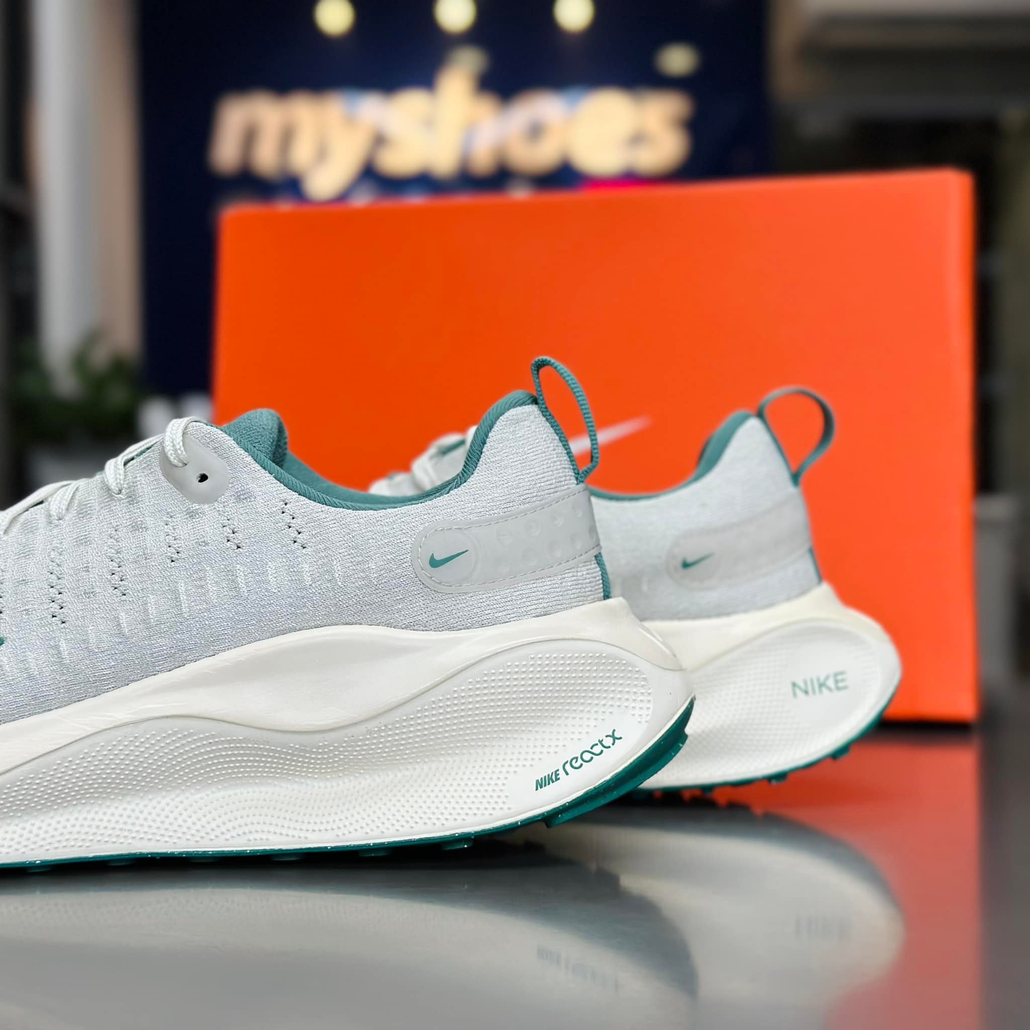 Giày Nike ReactX Infinity 4 Premium Nam - Xám Xanh - hình 9
