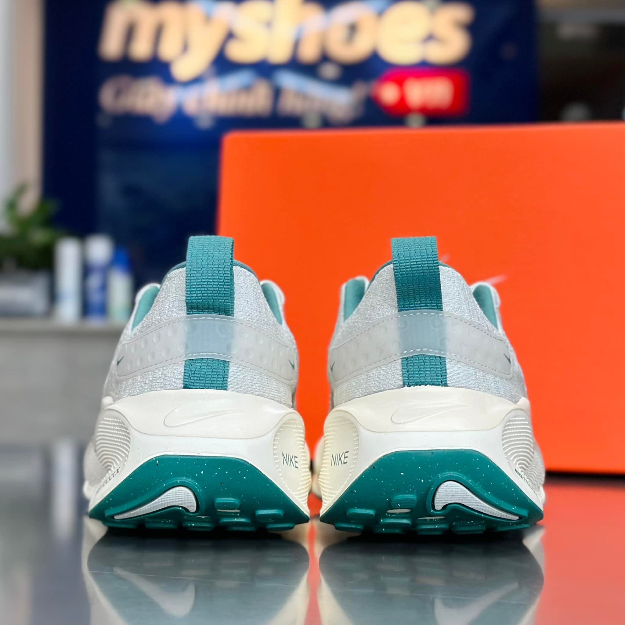 Giày Nike ReactX Infinity 4 Premium Nam - Xám Xanh - hình 10