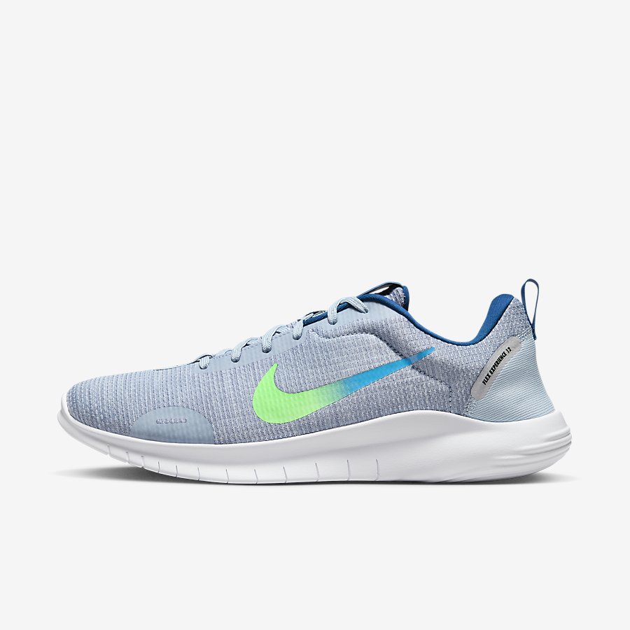 Giày Nike Flex Experience 12 Nam Xám Xanh Chính Hãng