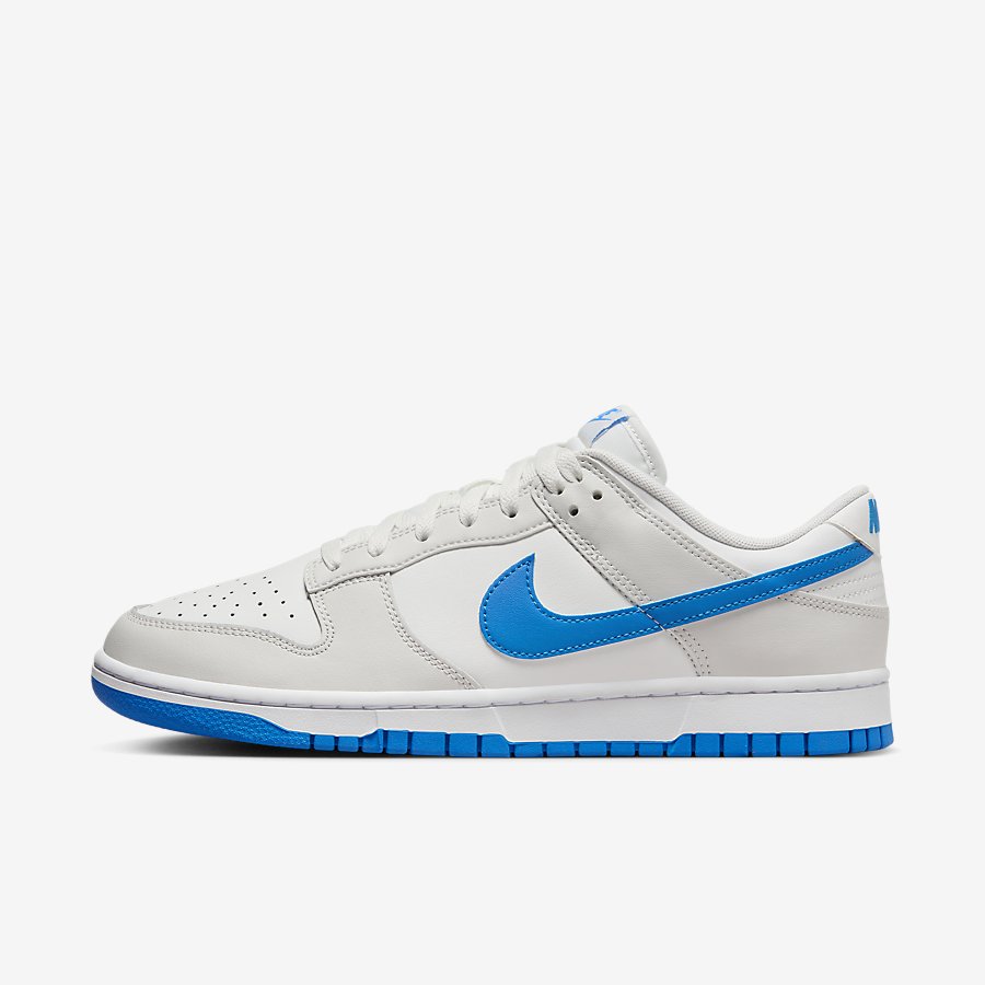 Giày Nike Dunk Low Retro Nam - Trắng Xanh Dương