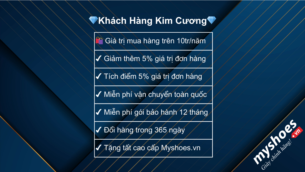 Khách hàng kim cương Myshoes