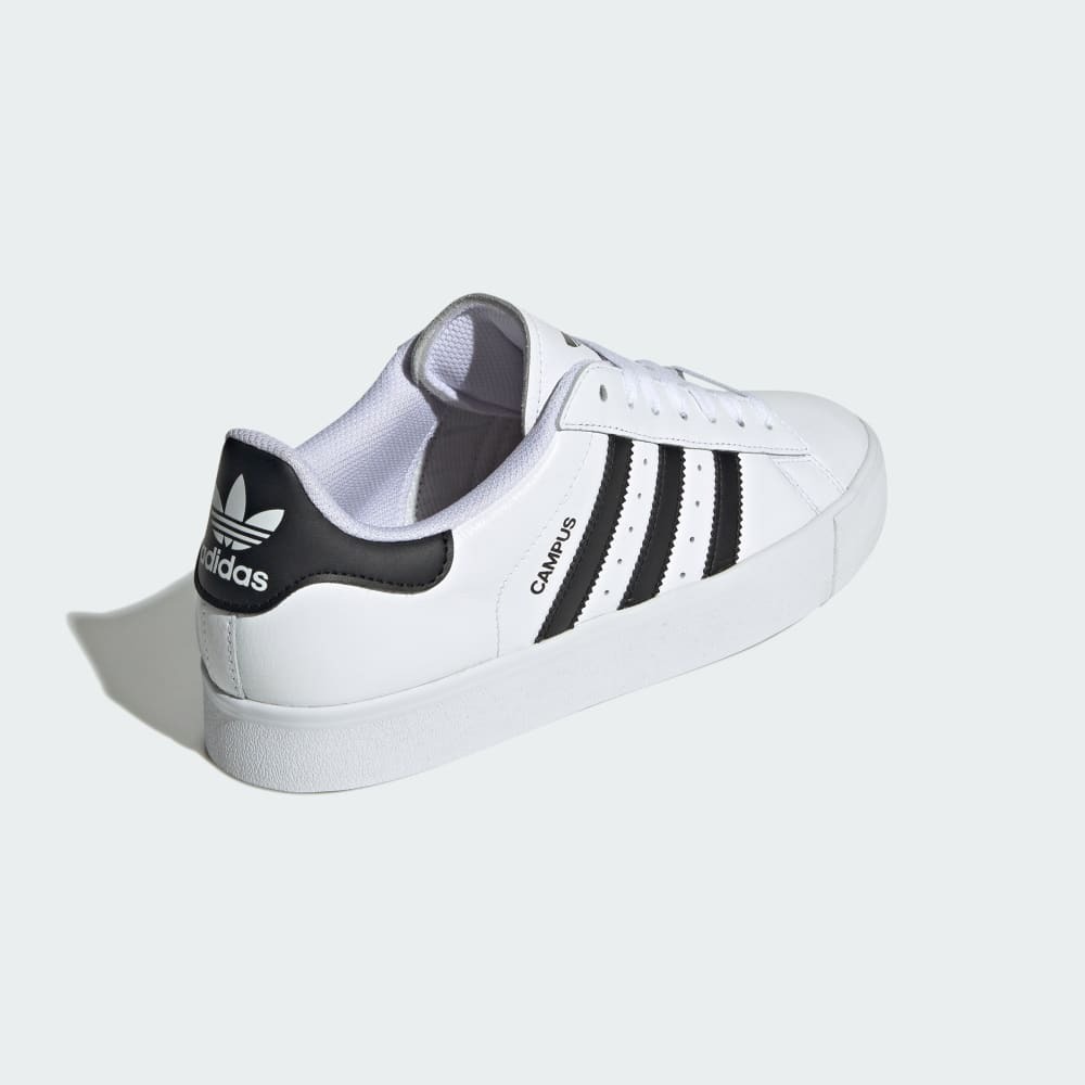 Giày Adidas Campus Vulc Nữ - Trắng Đen - hình 4