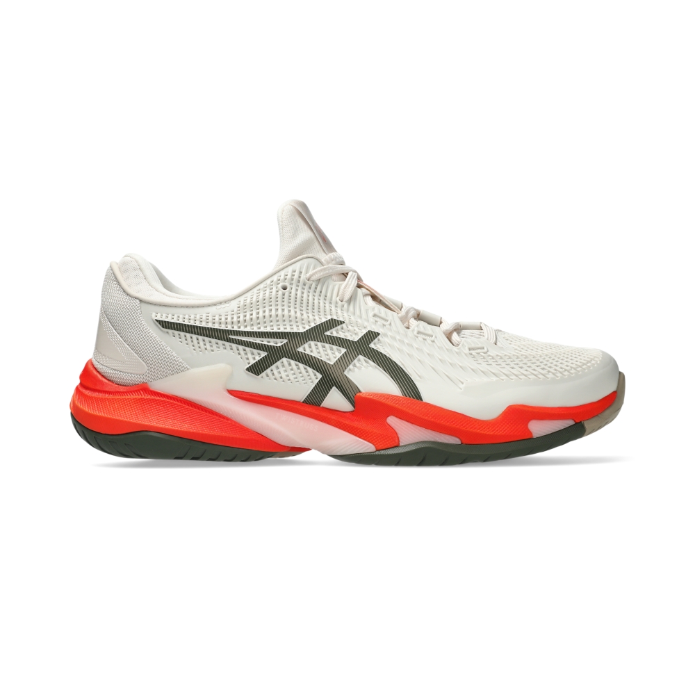 Giày Pickleball Tennis Asics Court FF 3 Nam - Trắng Xám Đỏ