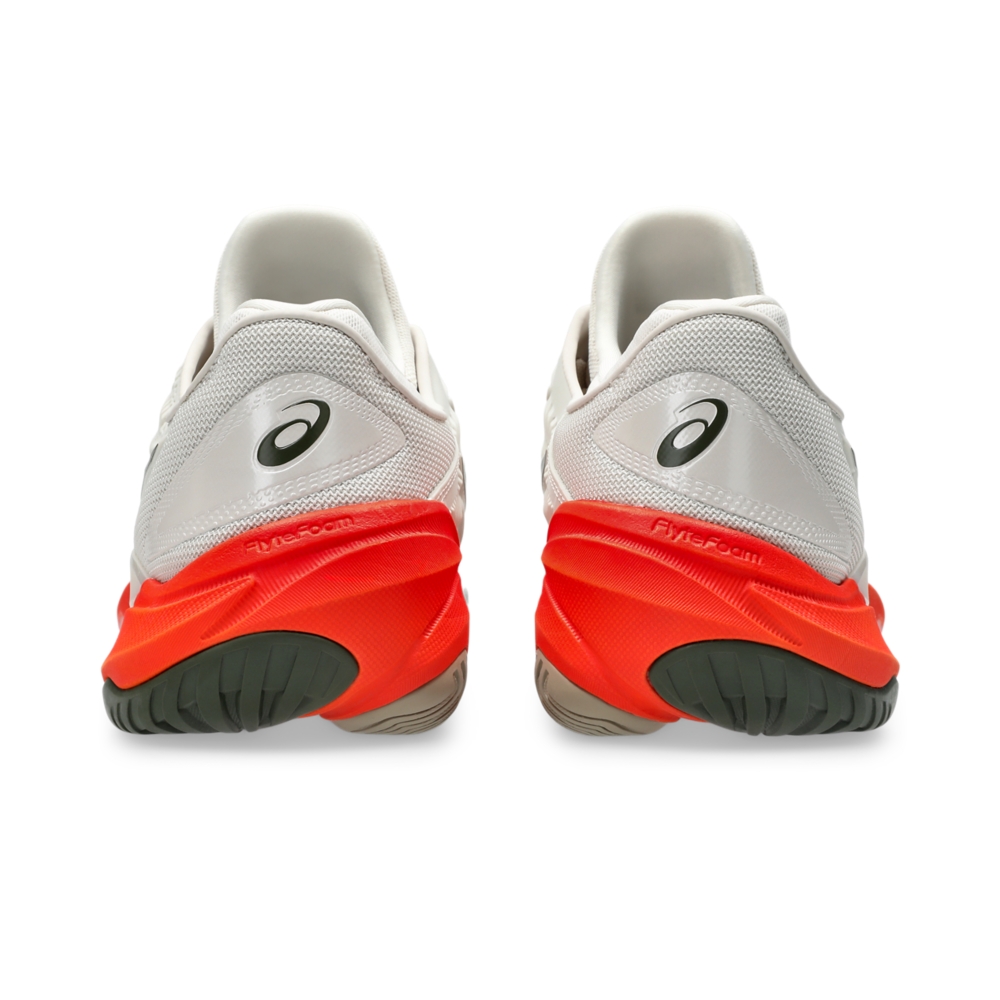 Giày Pickleball Tennis Asics Court FF 3 Nam - Trắng Xám Đỏ - hình 6