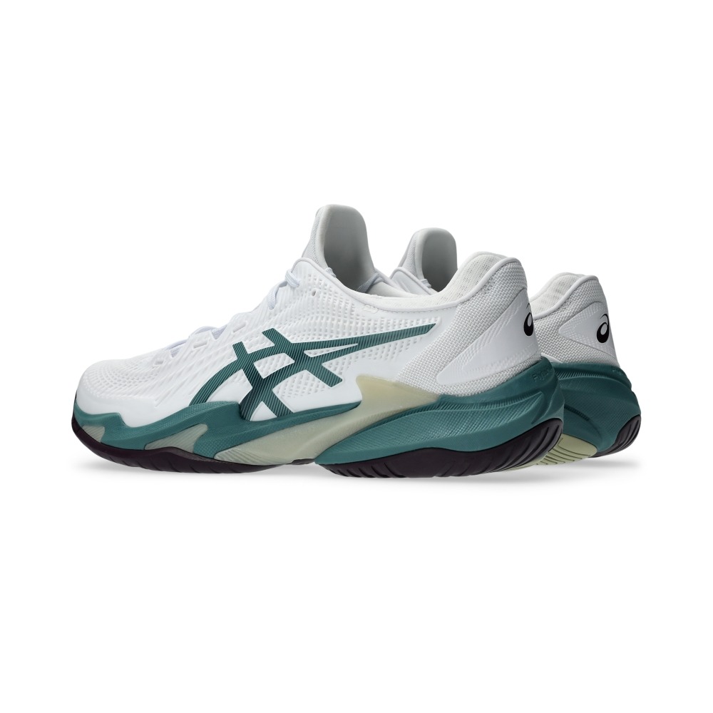 Giày Pickleball Tennis Asics Court FF 3 Nam - Trắng Xanh - hình 4