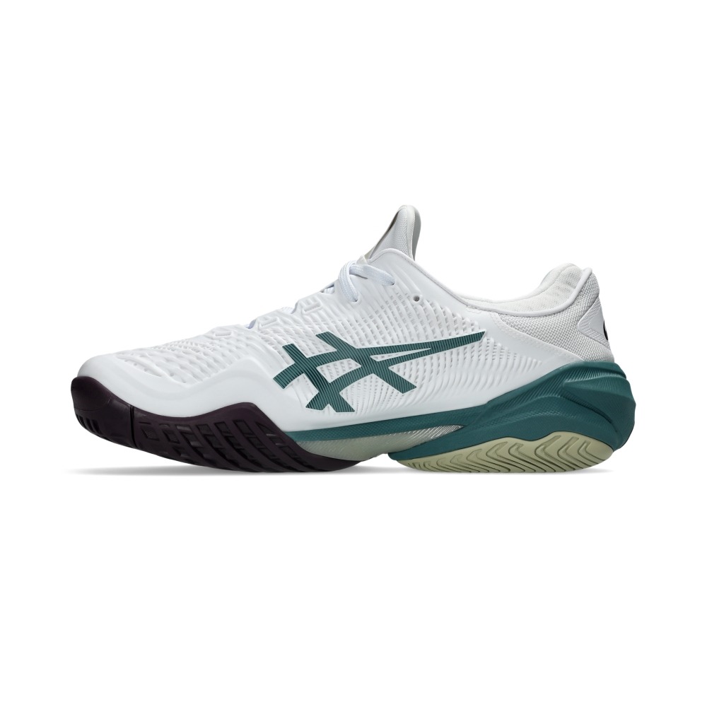 Giày Pickleball Tennis Asics Court FF 3 Nam - Trắng Xanh - hình 2