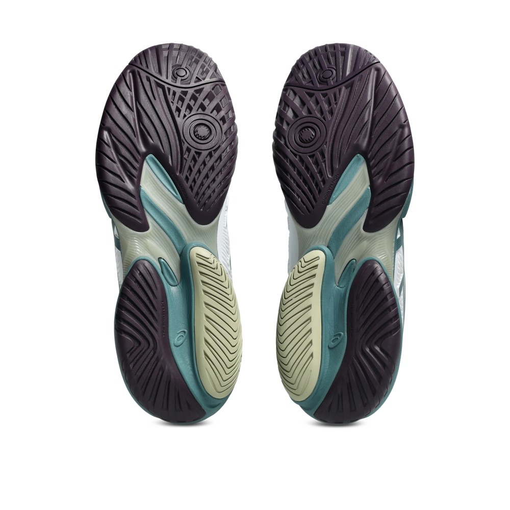 Giày Pickleball Tennis Asics Court FF 3 Nam - Trắng Xanh - hình 6