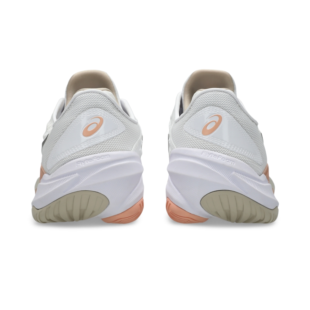 Giày Pickleball Tennis Asics Court FF 3 Nữ - Trắng Hồng Cam - hình 6