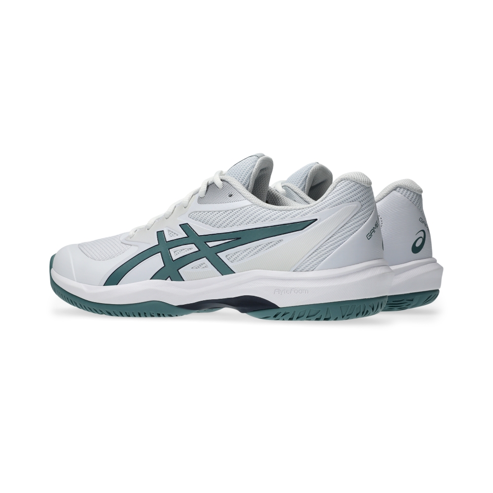 Giày Pickleball Tennis Asics Game FF Nam - Trắng Xanh - hình 4