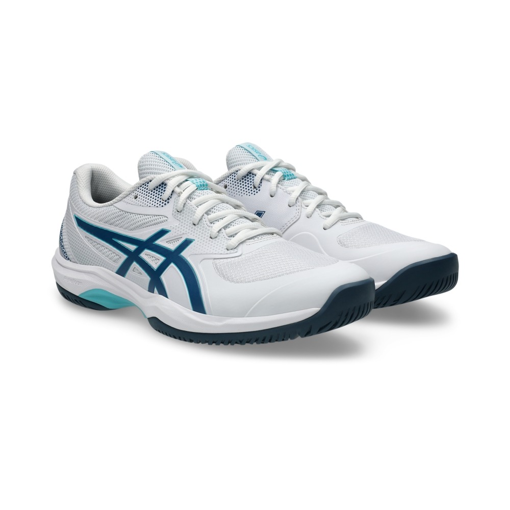 Giày Pickleball Tennis Asics Game FF Nam - Trắng Xanh Navy - hình 2