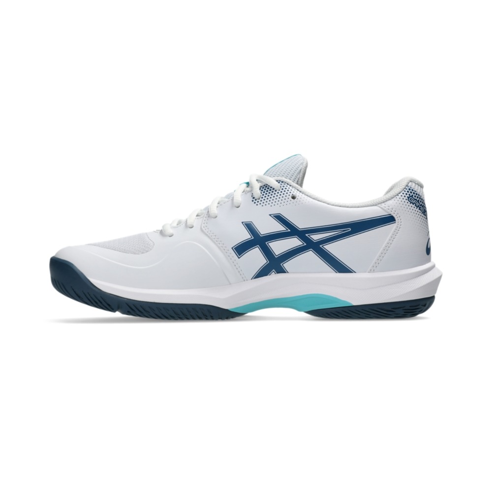 Giày Pickleball Tennis Asics Game FF Nam - Trắng Xanh Navy - hình 4