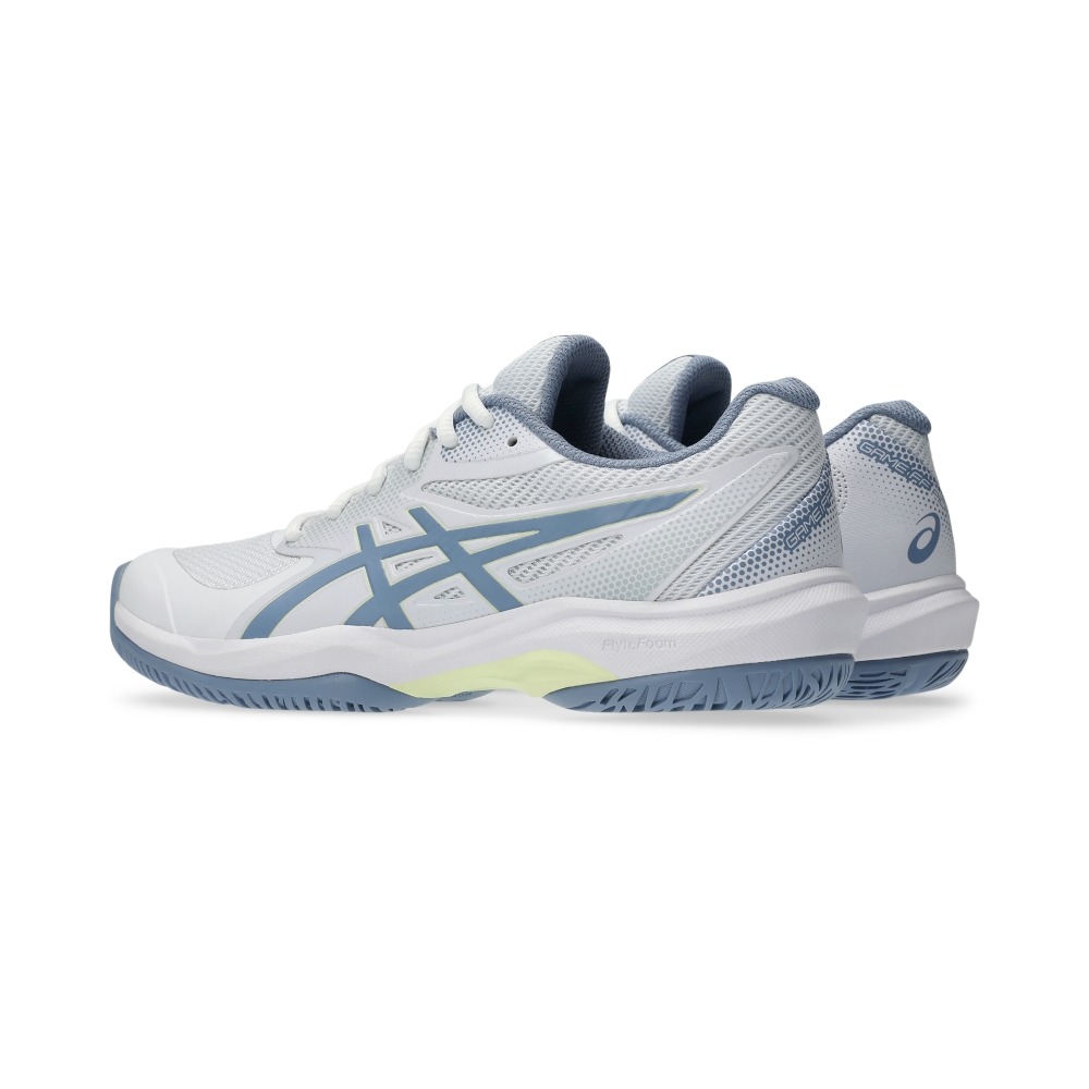 Giày Pickleball Tennis Asics Game FF Nữ - Trắng Xanh - hình 3