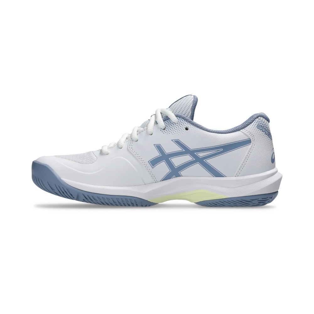 Giày Pickleball Tennis Asics Game FF Nữ - Trắng Xanh - hình 2