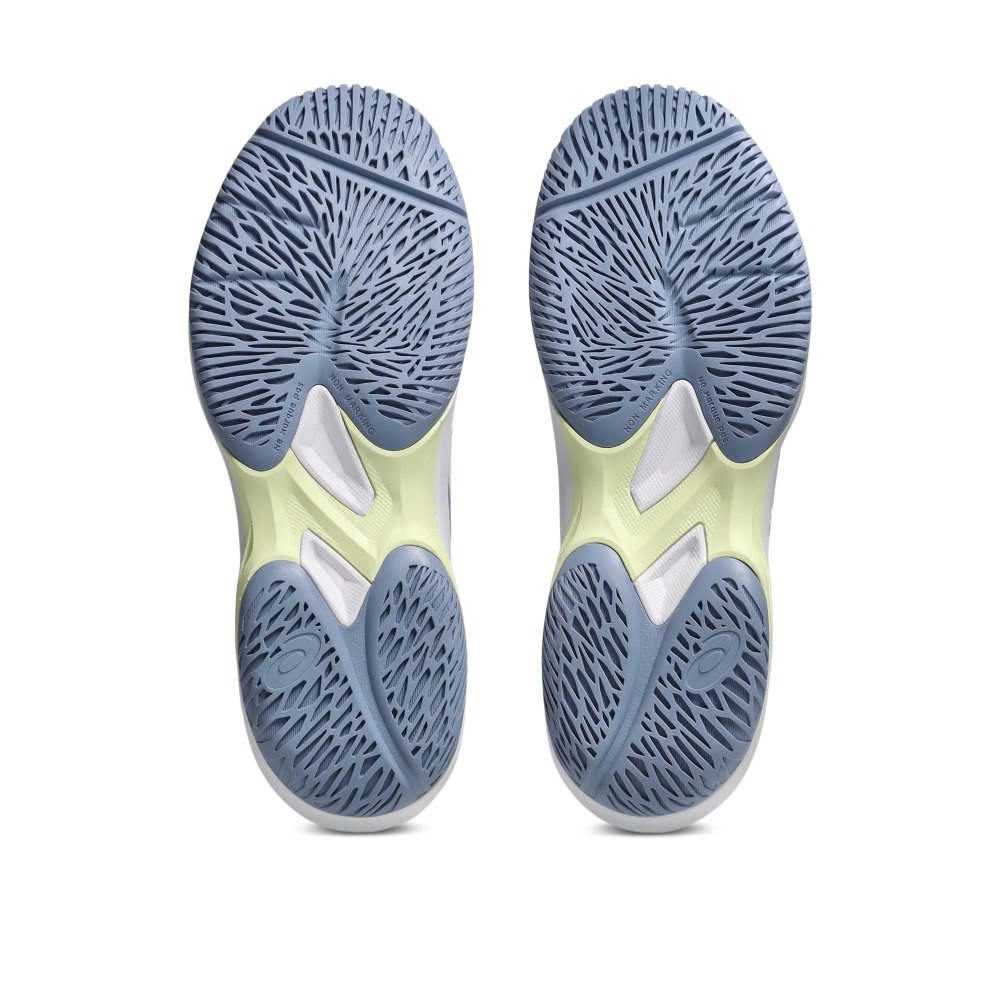 Giày Pickleball Tennis Asics Game FF Nữ - Trắng Xanh - hình 6