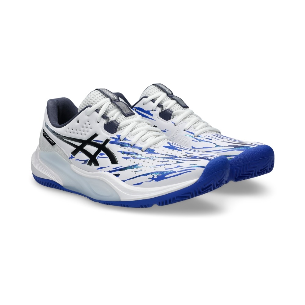 Giày Pickleball Tennis Asics Gel-Challenger 15 Padel LE Nam - Trắng Xanh - hình 3