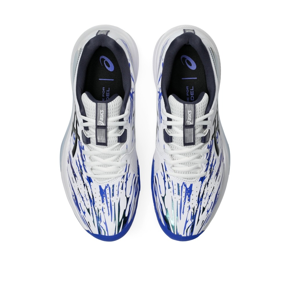 Giày Pickleball Tennis Asics Gel-Challenger 15 Padel LE Nam - Trắng Xanh - hình 5