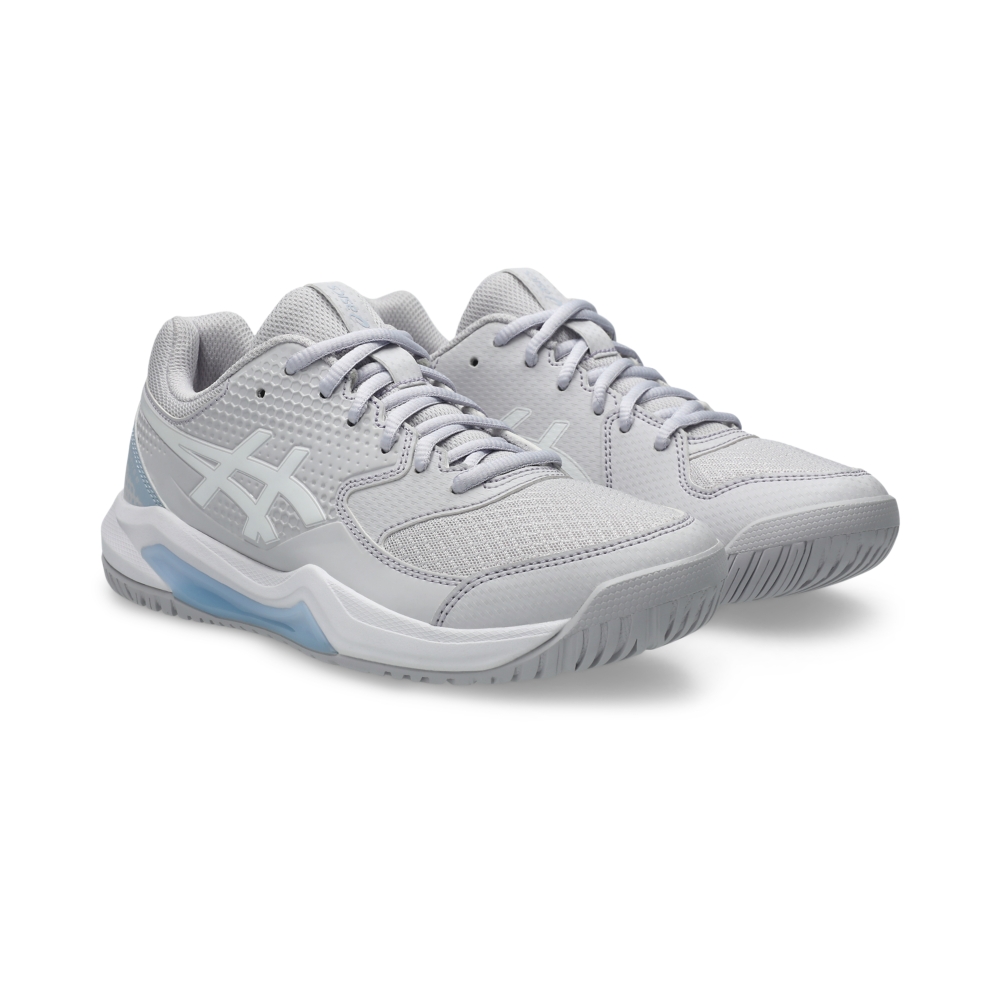 Giày Pickleball Tennis Asics Gel-Dedicate 8 Nữ - Xám Trắng - hình 3
