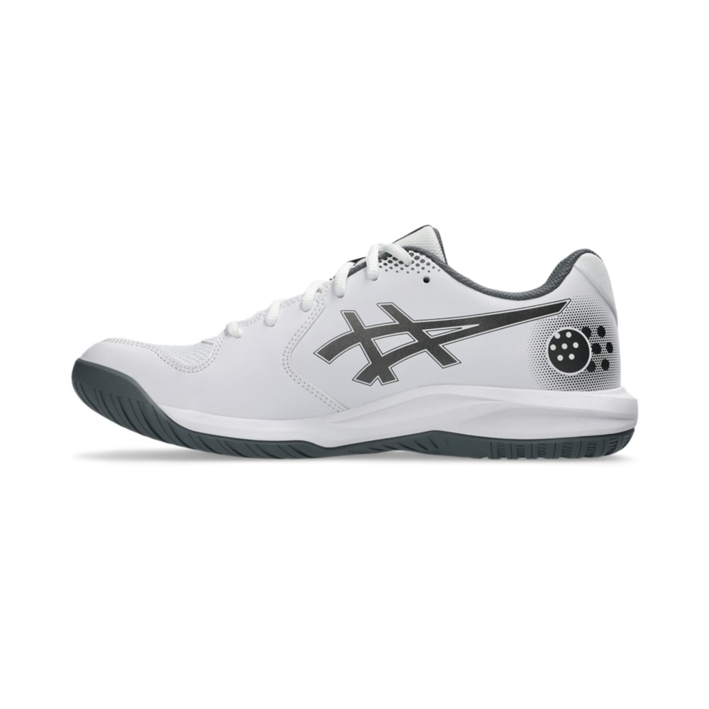 Giày Pickleball Tennis Asics Gel-Dedicate 9 Nam - Trắng Đen - hình 4