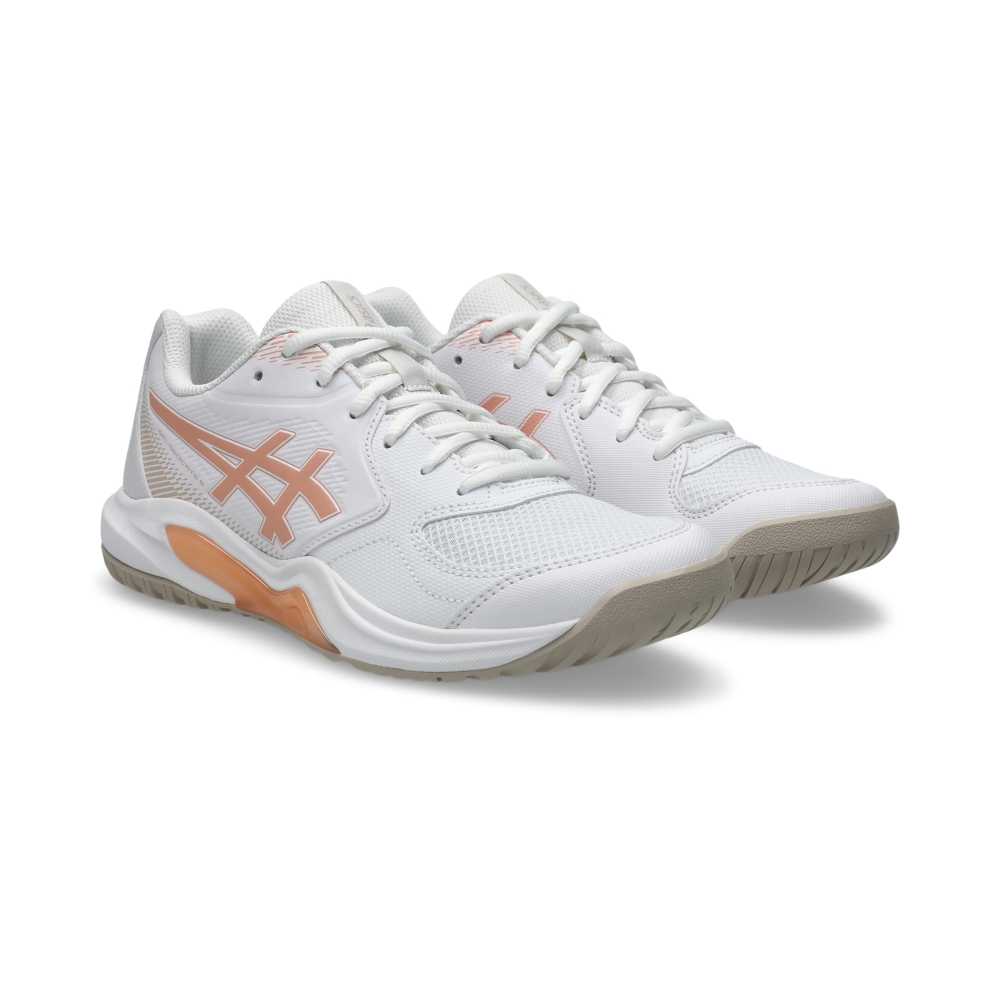 Giày Pickleball Tennis Asics Gel-Dedicate 9 Nữ - Trắng Hồng Cam - hình 3